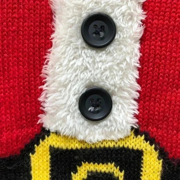 Christmas  Santa Hooded Sweater Toddler Size 2T - Picture 8 of 16